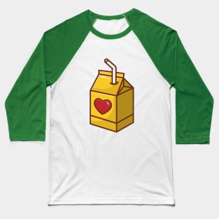 LOVE ORANGE JUICE Baseball T-Shirt